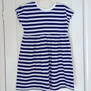 Old navy short sleeve dress navy and white XL